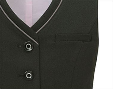 Enjoy EAV856 [通年]ベスト[ニット/ストレッチ/防シワ] 胸ポケットつき
内側が破れにくい袋布仕様＆縫製で安心の耐久性