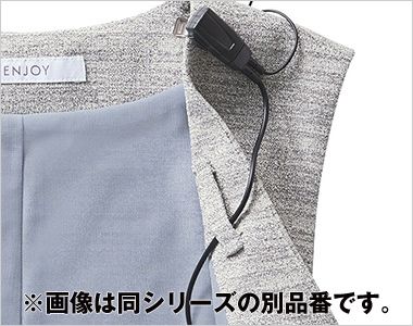 Enjoy ESA1021 [春夏用]オーバーブラウス[ツイード/UVカット/吸汗速乾] インカムループ