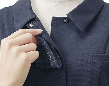 Enjoy ESA1023 [春夏用]オーバーブラウス[ニット/UVカット/高通気] 首元スナップで簡単着脱！