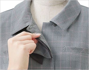 Enjoy ESA1029 [春夏用]オーバーブラウス[ヨコストレッチ/UVカット] スナップで簡単着脱