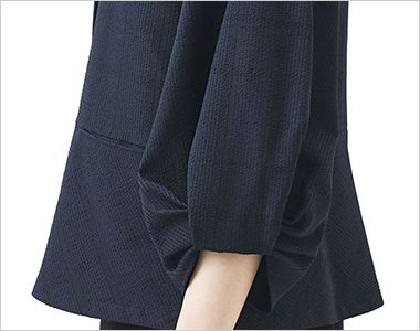 Enjoy ESA1032 [春夏用]オーバーブラウス（七分袖）[吸汗速乾/UVカット/2WAYストレッチ] デザインタック袖