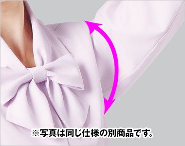 [在庫限り/返品交換不可]Enjoy ESB443 オールシーズン気持ちいい！体温調節機能で快適な半袖ブラウス 