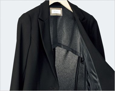 ESJ457 enjoy ジャケット 無地 空気と熱が通る素材&半背裏袖裏なしの夏仕様