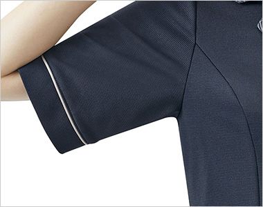 Enjoy ESP1026 [春夏用]ポロシャツ[ニット/UVカット/高通気] 動きやすい袖（ARM 360°プラス）／長めの袖丈
パソコン入力や電話対応など、腕を前に出す動作がスムーズに。