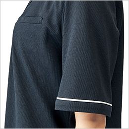 Enjoy ESP835 [春夏用]オフィスポロシャツ[ストレッチ/ニット/防透/吸汗速乾] 長めの袖