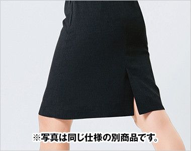 Enjoy ESS620 [春夏用]Aラインスカート[無地] 破れにくいスリットで、よく動いても安心です！