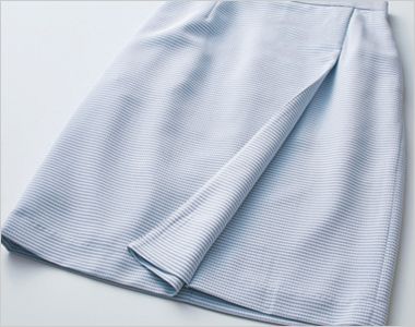 Enjoy ESS779 [春夏用]ボーダータイトスカート[抗菌/速乾/UVカット] ラップ風デザイン