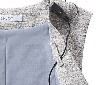Enjoy ESV1022 [春夏用]ベスト[ツイード/UVカット/吸汗速乾] インカムループ