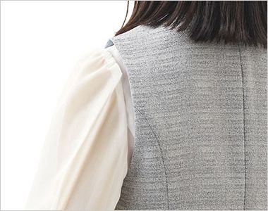 Enjoy ESV1022 [春夏用]ベスト[ツイード/UVカット/吸汗速乾] ARM FIT
「バスト寸法は合っているのに胸から脇にかけてのゾーンが浮いてしまう…。」そんな悩みを解決した設計です。