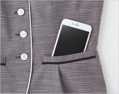 ESV617 Enjoy ベスト ツイード 