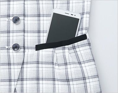 ESV662 Enjoy ベスト エアメッシュチェック 