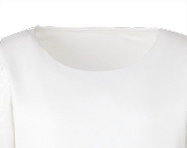Enjoy EWT677 [通年]絶妙な光沢を放ってシンプルなのにクラス感のある七分袖プルオーバー 無地 ステッチレスの美しいデザイン