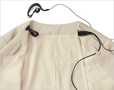 ノーカラージャケット インカムループ