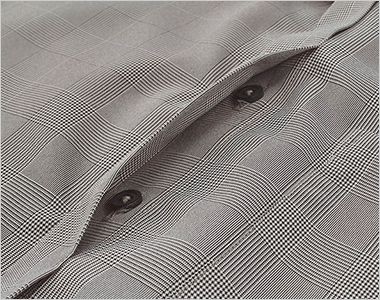 EnjoyNoir NWY076 [通年]ユニセックスシャツ（長袖）[ヨコストレッチ/吸汗速乾] 隠しボタン仕様
