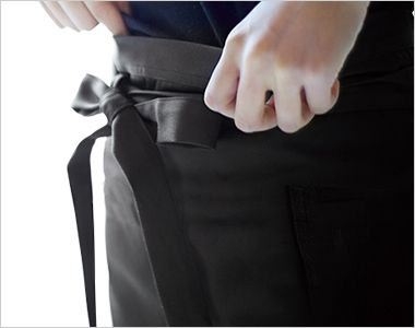 興栄繊商 ET550W ロングスリットエプロン 破れにくい縫製