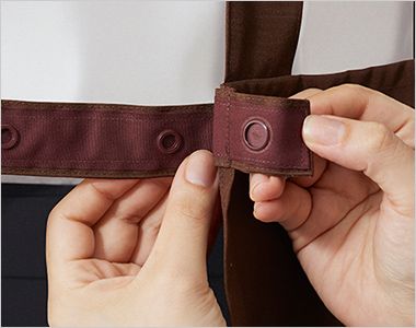 興栄繊商 KH580 胸当てエプロン（Ｈ型） スナップボタンで固定