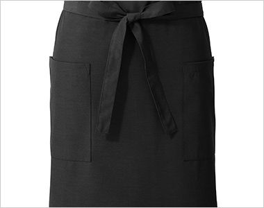 興栄繊商 KX980 胸当てエプロン（Ｘ型） [女性用] マチ付ポケット
