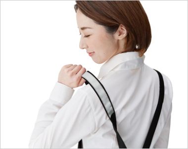 [廃番・返品交換不可]興栄繊商 SF350 胸当てエプロン（タスキ） 肩ひものズレを防ぐショルダーテープ