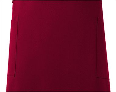 興栄繊商 SW75 ショートソムリエ 両脇マチ付ポケット(小物ポケット付)
