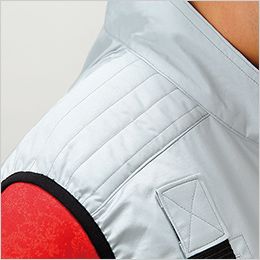 26863 クロダルマ エアーセンサー ハーネス対応ベスト 肩への負担を和らげる肩パット付