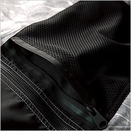 クロダルマ 26879 ベスト 左胸ファスナー付<br></picture>メッシュポケット