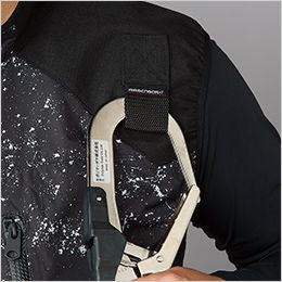 クロダルマ 26880 ハーネス対応ベスト ランヤード掛け