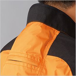 クロダルマ 268801 ハーネス対応半袖ジャンパー 首元に風を誘導するために<br></picture>背に通気空筒をつくり風を誘導し<br>涼しさがアップ。