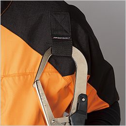 クロダルマ 268801 ハーネス対応半袖ジャンパー ランヤード掛け