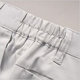 クロダルマ 319101 [春夏用]レディーススラックス（ノータック）（脇シャーリング）[女性用] レディース脇ゴム仕様
