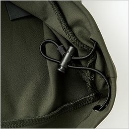 クロダルマ DG435 [秋冬用]D.GROW ストレッチピステ 左裾ドローコード