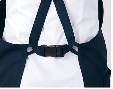 5-880 888 889 Montblanc 胸当てエプロン [男女兼用] カチッとはめ込むワンタッチ式バックルで脱着が簡単