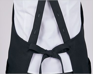 5-890 898 899 Montblanc 胸当てエプロン [男女兼用] 肩紐の長さはボタンで3段階に調整可能。