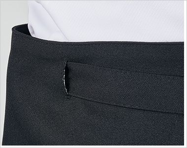 9-1600 1608 1609 Montblanc サロンエプロン [男女兼用] 腰回りがもたつかない、サイドのボタンホールから腰ひもを通す設計