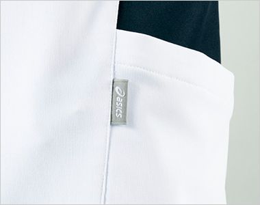[廃番・返品交換不可]CHM401 アシックス(asics) スクラブ[男女兼用] アシックスのロゴタグ付き