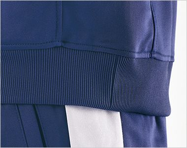 Montblanc CJ507 トレーニングジャケット(長袖)[男女兼用] 裾はリブ仕様で腰まわりにフィット。