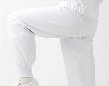 CP7721-2 Montblanc パンツ/総ゴム(男女兼用) おしり〜太もも裏、膝まわりにゆとりがあり動きやすい立体設計
側面に縫い目がなくツッパリ感を軽減します