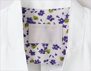 Montblanc LW104 ローラアシュレイ ドクターコート/長袖[女性用] 背裏など見えない所にも華やかさをプラス。