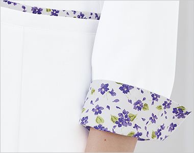 Montblanc LW104 ローラアシュレイ ドクターコート/長袖[女性用] 袖口など見えない所にも華やかさをプラス。