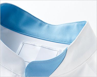 Montblanc MJ552 ジャケット(半袖)[男性用] 襟裏アクセント。汚れが目立ちにくく、ちらりと見えてもおしゃれ。