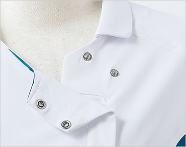 Montblanc MN357 ジャケット(半袖)[女性用] 着脱しやすい肩口スナップ仕様。