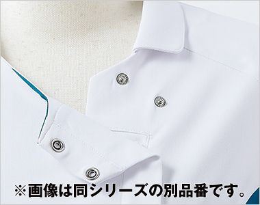 Montblanc MS857 スクラブ[男性用] 着脱しやすい肩口スナップ仕様。