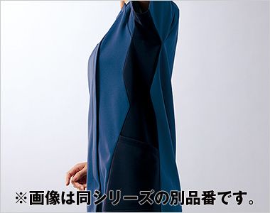 Montblanc MS859 スクラブ[男性用] サイドパネル。デザイン性と動きやすさを両立したパターン。