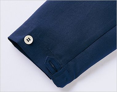 Montblanc OV7001 オニベジ ショップコート[男女兼用] 腕まくりしやすい袖口調節仕様。
