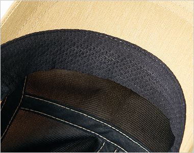 Montblanc OV9004 オニベジ キャップたれ付[男女兼用] 額に当たる部分はムレやベタつきを抑えるメッシュ素材。
