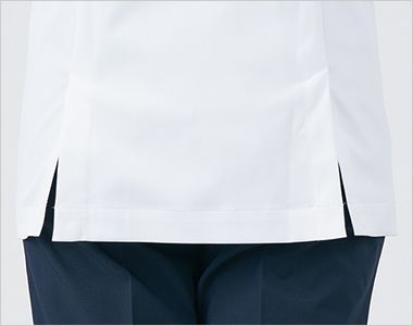 Montblanc RJ001 ジャケット(半袖)[男女兼用] 長めのスリットで動きやすいサイドベンツ入り。