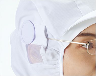 Montblanc RL8801 フード一体型ブルゾン[男女兼用] メガネ差し。隙間を覆い隠すスリット仕様。