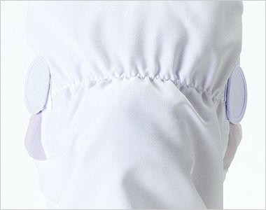 Montblanc RL8801 フード一体型ブルゾン[男女兼用] 後頭部ゴム仕様。フードのズレを防止し、後頭部の形状に合わせてフィットするゴムタイプ。