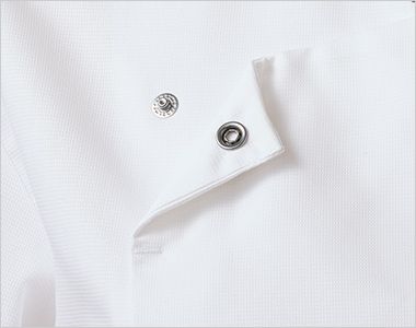 Montblanc SC001 コックコート[男女兼用] スナップボタン。着脱がラクなスナップ仕様。強度があり、腐食・変色しにくいステンレス製。
