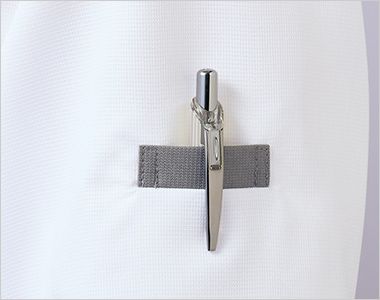 Montblanc SC001 コックコート[男女兼用] 袖ポケット。左袖にペンさしポケットが付いています。
