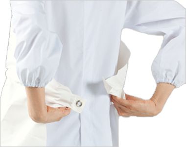 UA-2 Montblanc ワンタッチ防水エプロン(男女兼用) ウエストバンドが入っており、ワンタッチで簡単に着用できます。